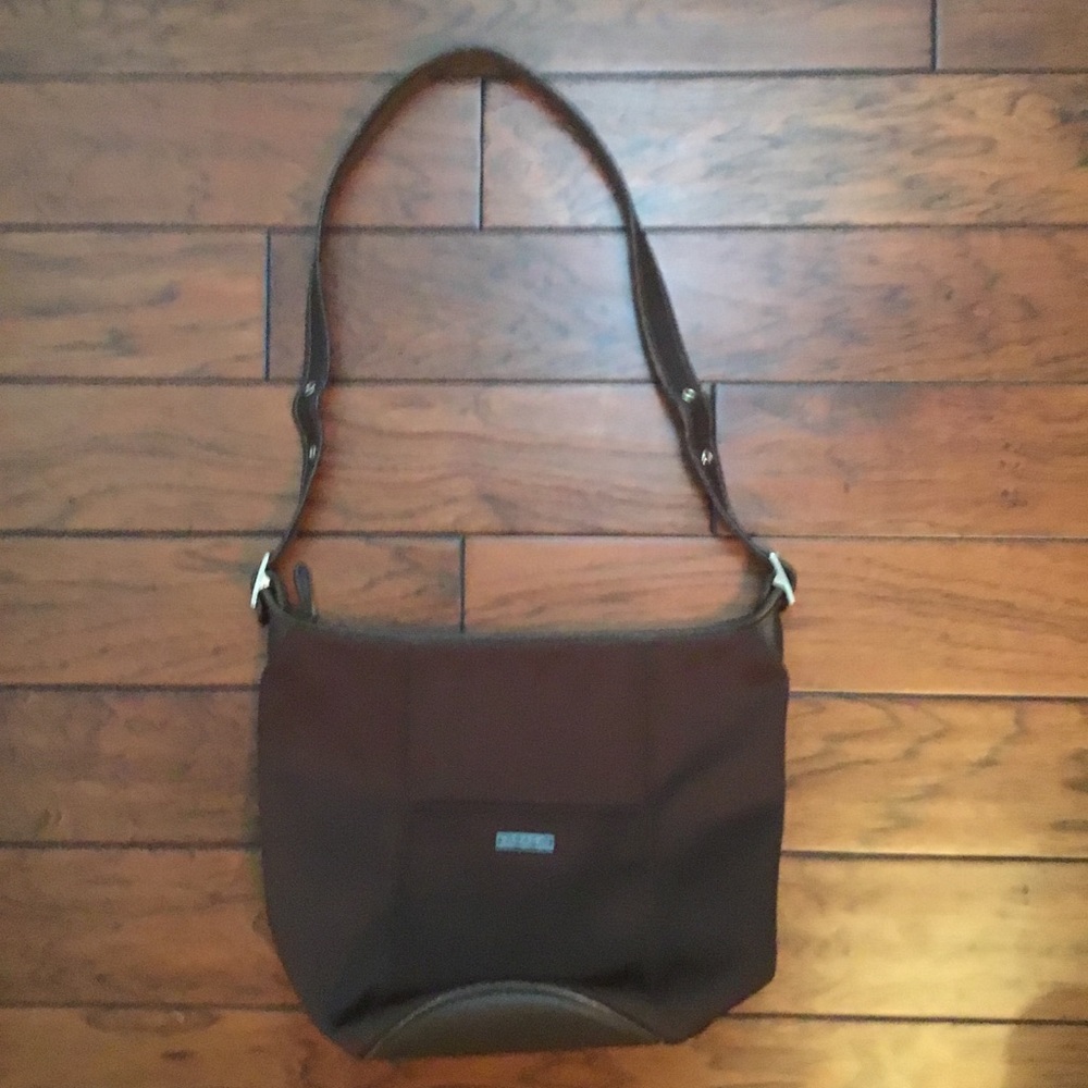 Coach Brown Neoprene Bucket Purse Bag